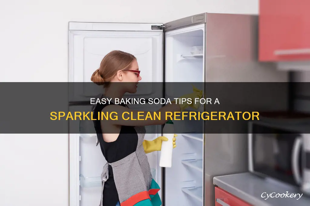how do you clean refrigerator with baking soda