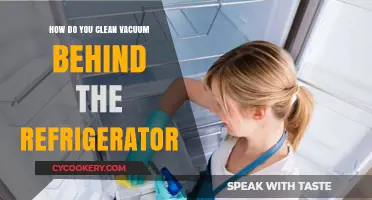 Easy Steps to Clean Vacuum Behind the Refrigerator Safely