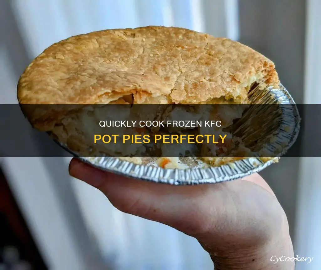 how do you cook a frozen kfc pot pie