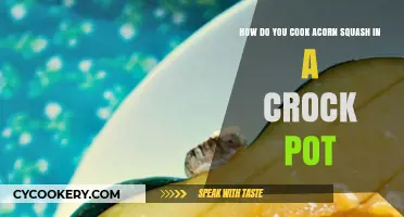 Cook Acorn Squash: Crock Pot Magic