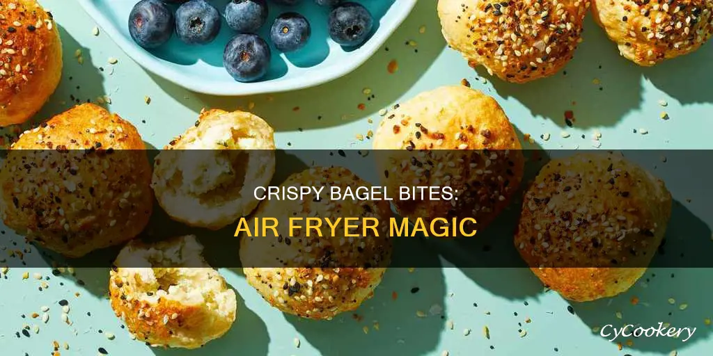 how do you cook bagel bites in the air fryer