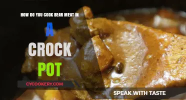 Cooking Bear Meat: Crock-Pot Style