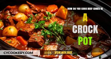 Beef Cubes in a Crock Pot: Tender, Succulent, Delicious