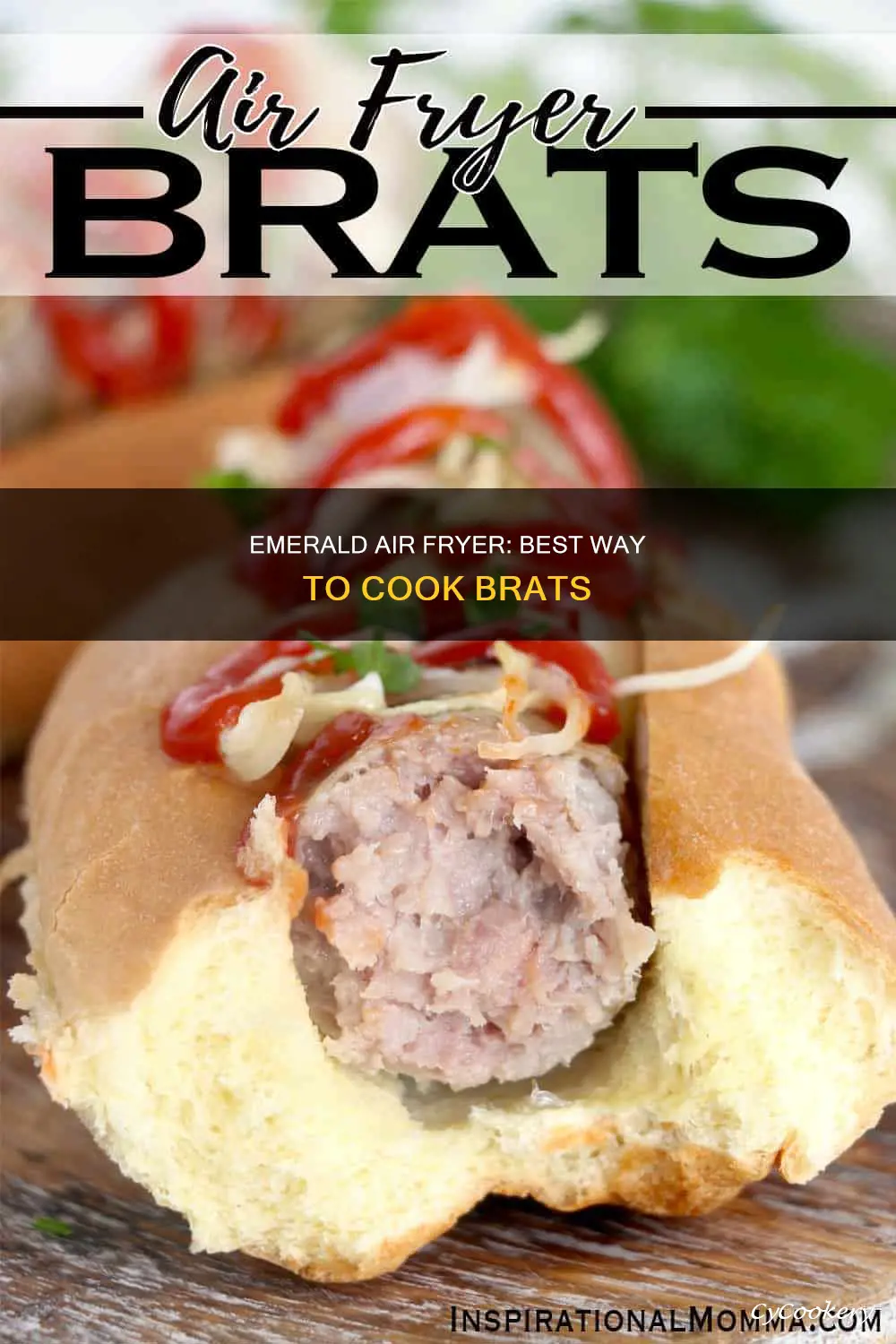 how do you cook brats in an emerald air fryer