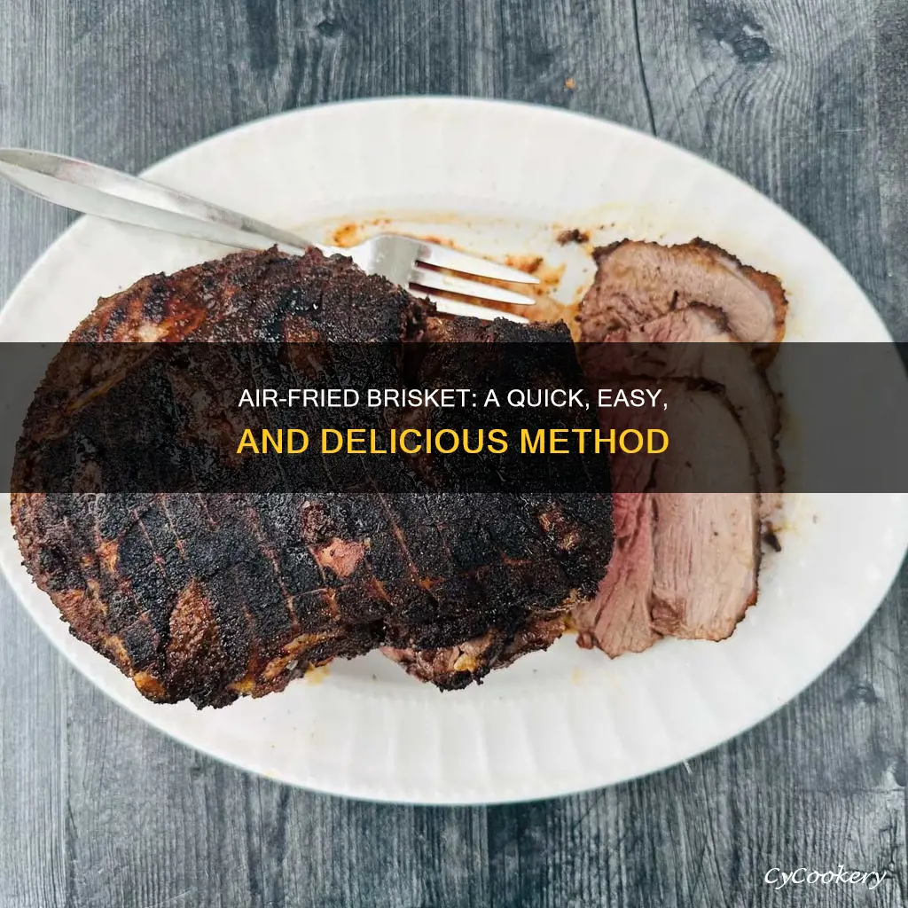 how do you cook brisket in an air fryer