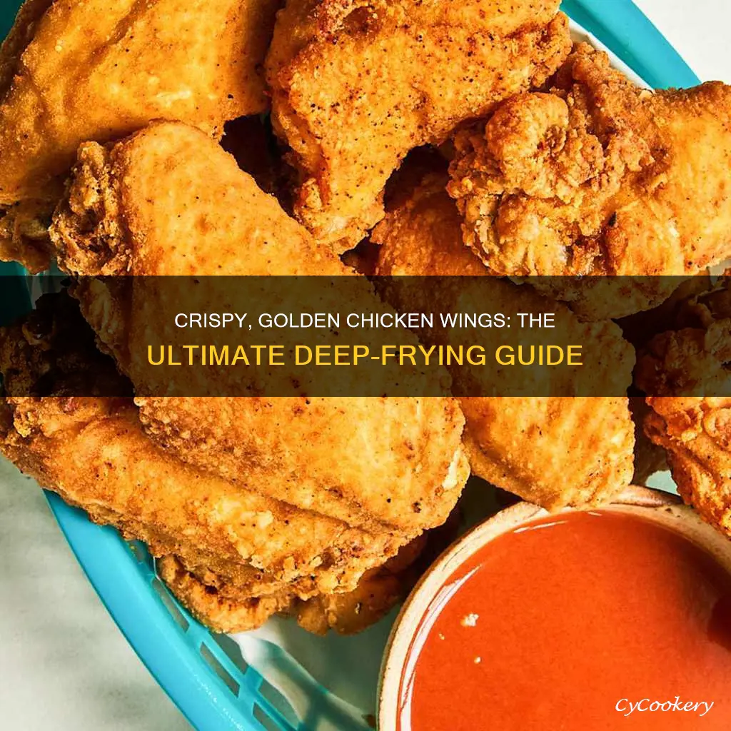 how do you cook chicken wings in a deep fryer