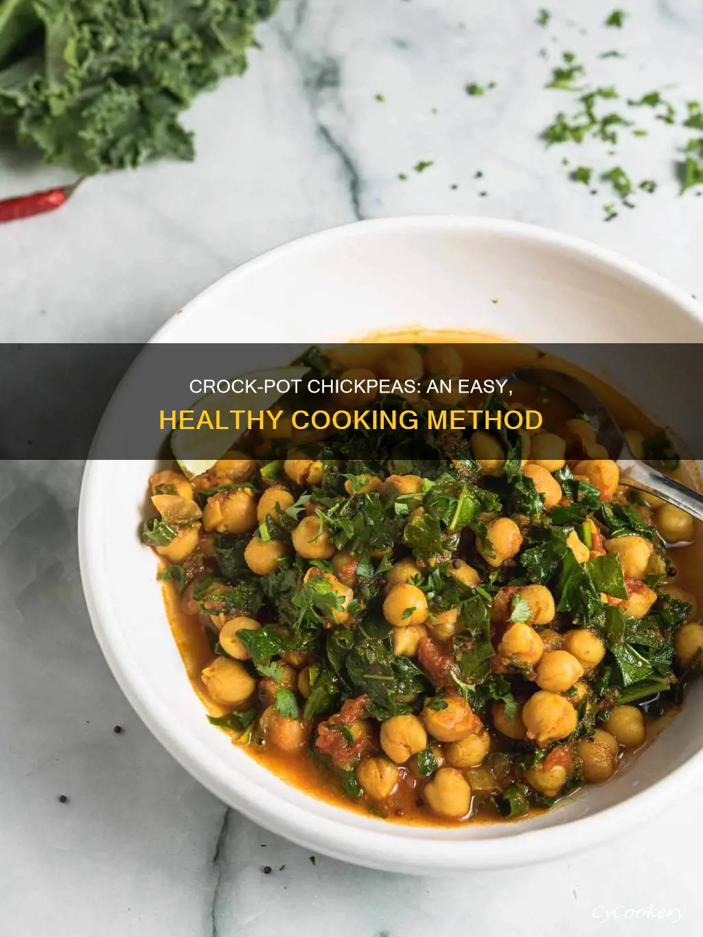 how do you cook chickpeas in a crock pot