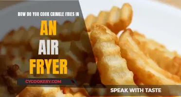 Crispy, Bouncy Crinkle Fries: Air Fryer Mastery