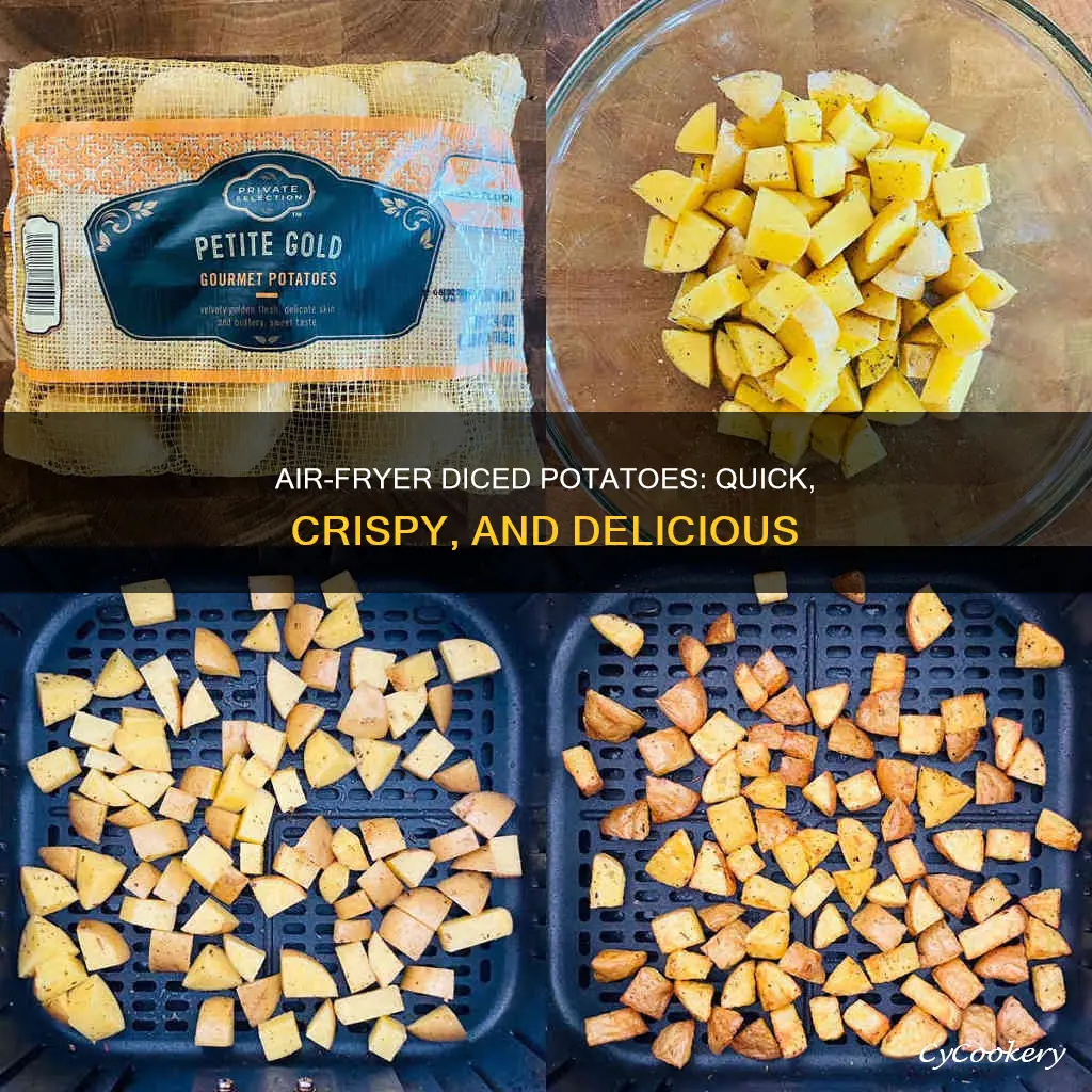 how do you cook diced potatoes in the air fryer