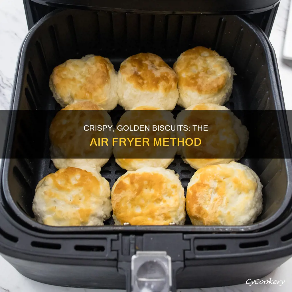 how do you cook frozen biscuits in an air fryer