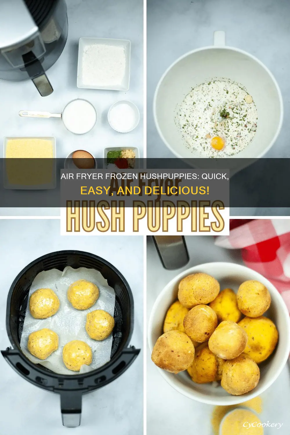how do you cook frozen hushpuppies in an air fryer