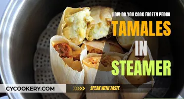 Steaming Perfection: Frozen Pedro Tamales in a Steamer