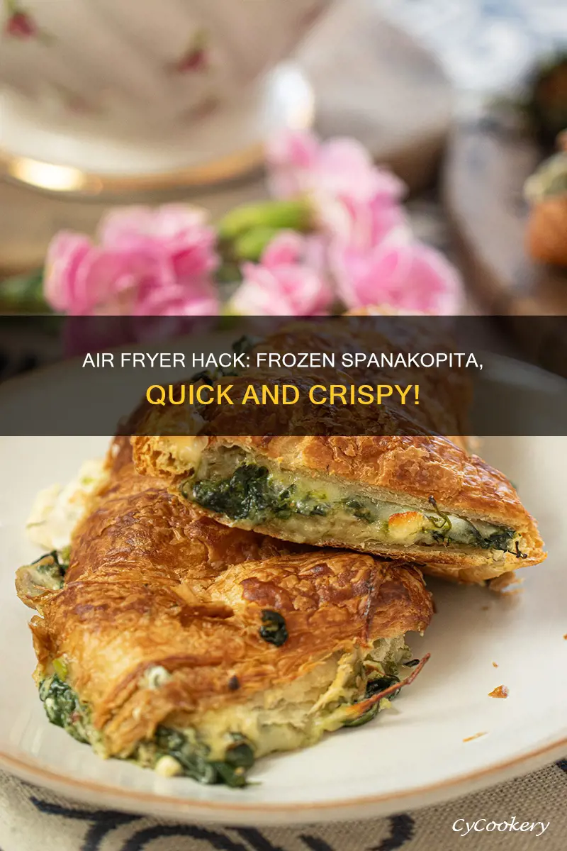 how do you cook frozen spanakopita in an air fryer