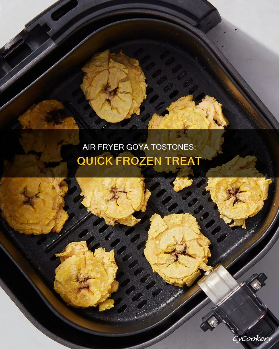 how do you cook goya frozen tostones in air fryer