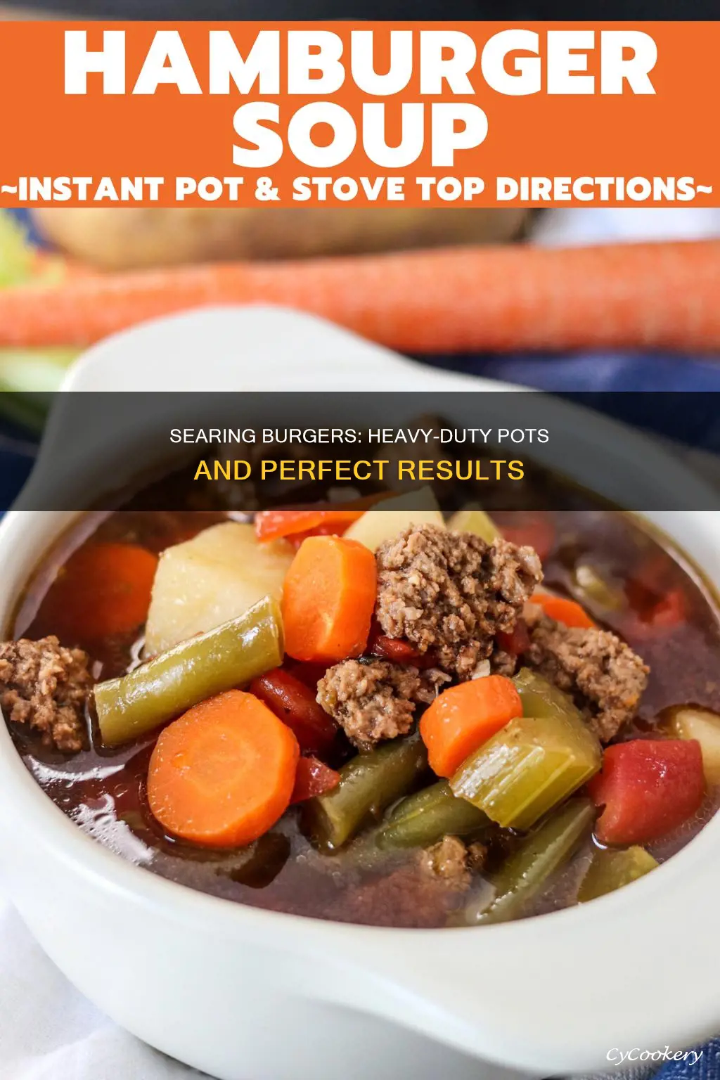 how do you cook hamburger in a heavy pot