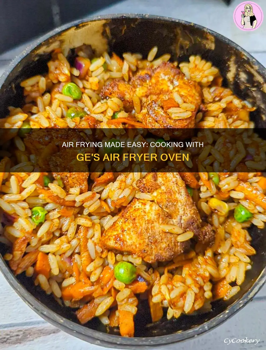 how do you cook in a ge air fryer oven