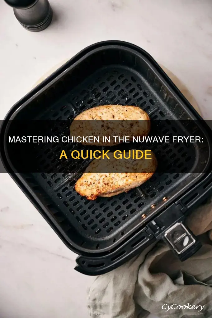 how do you cook in the nuwave fryer chicken