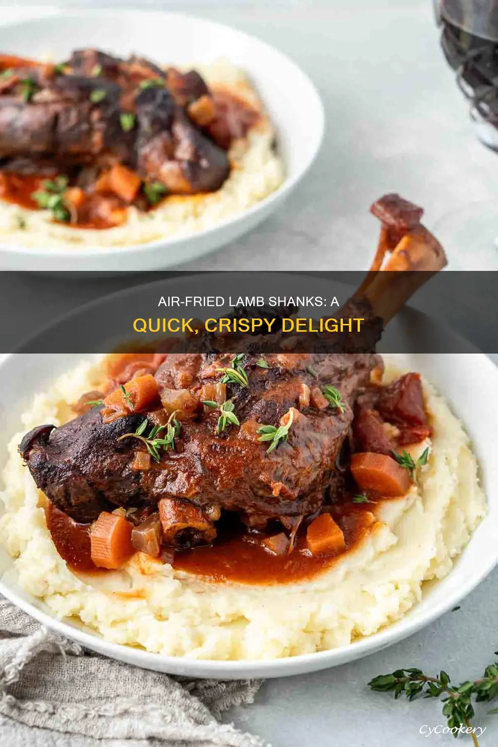 how do you cook lamb shanks in an air fryer