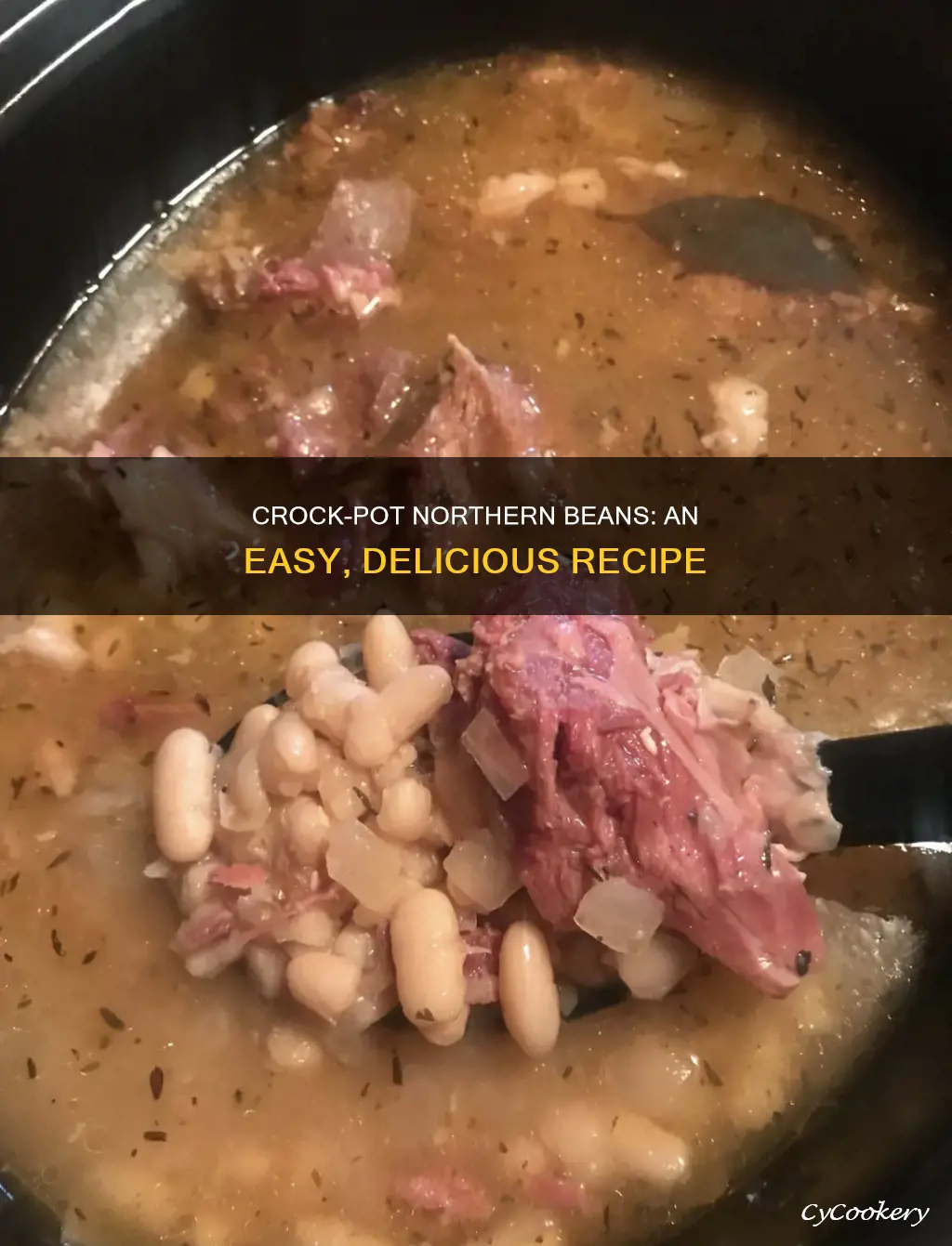 how do you cook northern beans in a crock pot