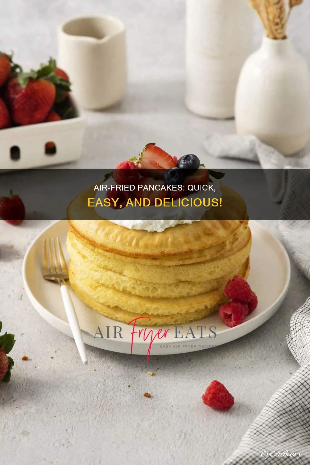 how do you cook pancakes in an air fryer