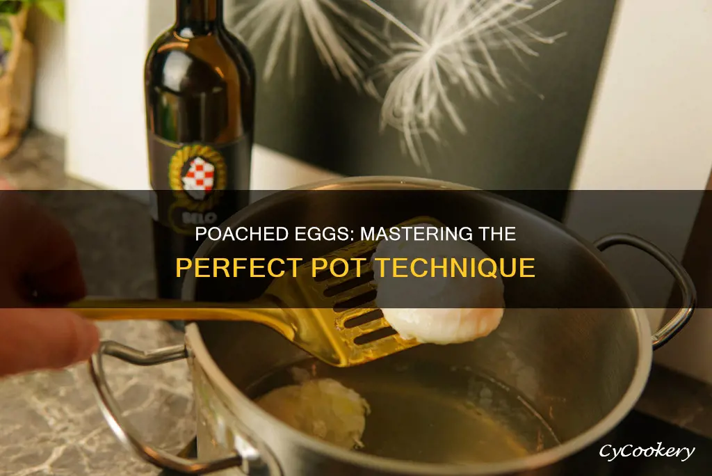how do you cook poached eggs in a pot