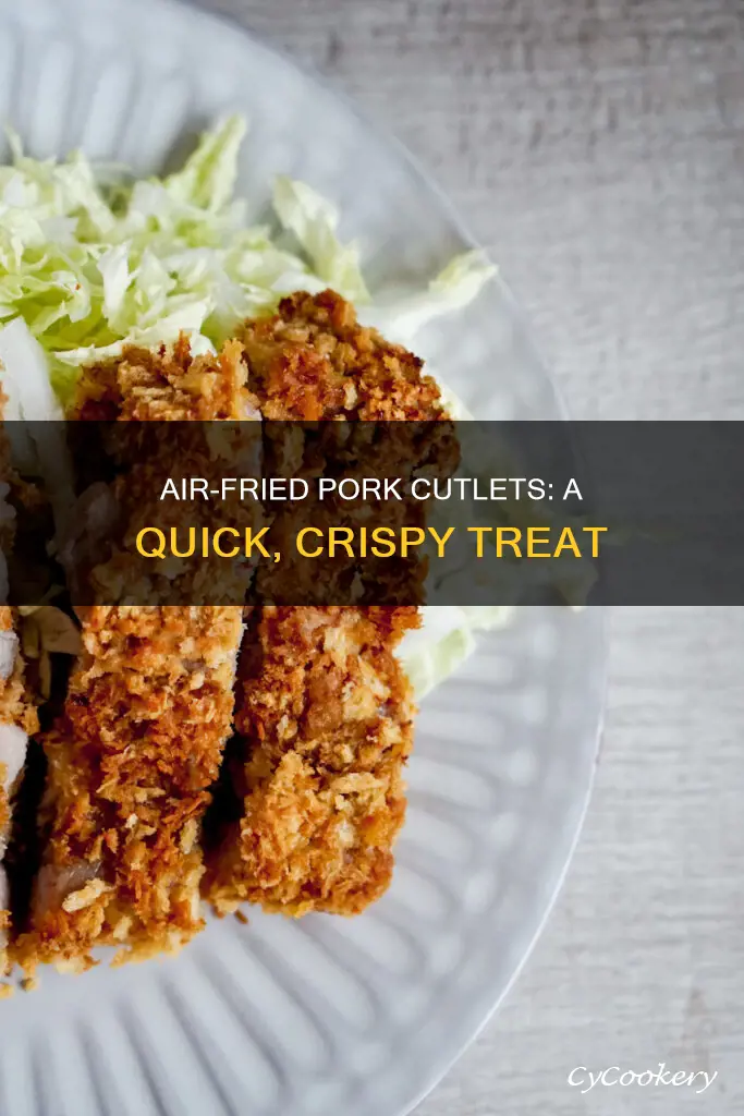 how do you cook pork cutlets in an air fryer