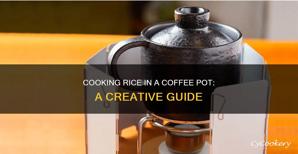 how do you cook rice in a coffee pot