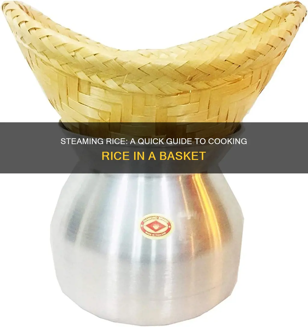 how do you cook rice in a steamer basket