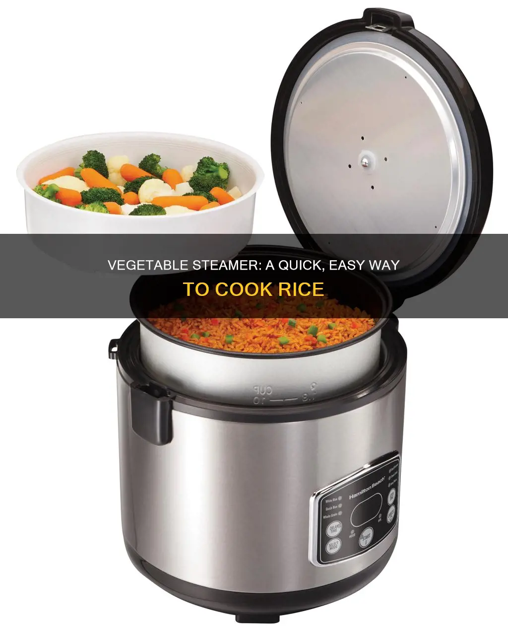 how do you cook rice in a vegetable steamer