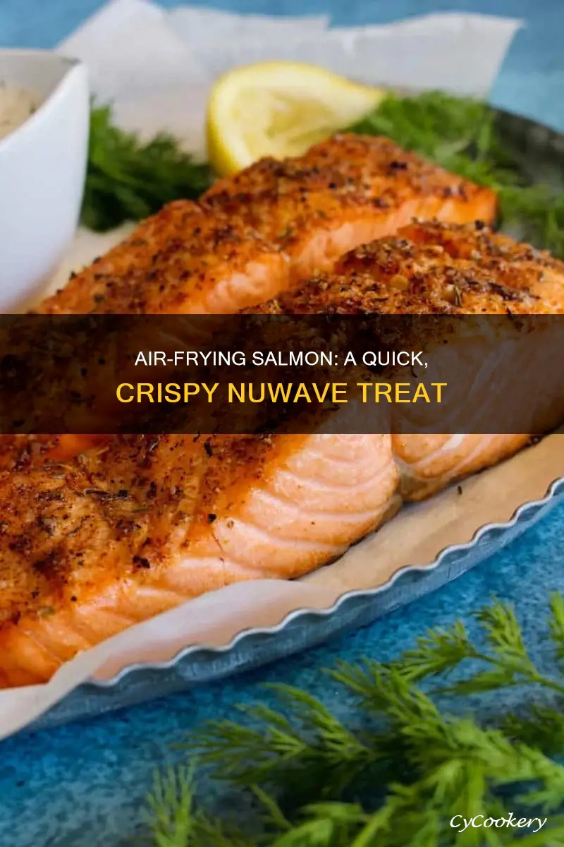how do you cook salmon in a nuwave air fryer