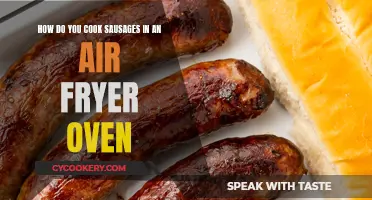 Crispy Sausage Delight: Air Fryer Oven Cooking Mastery