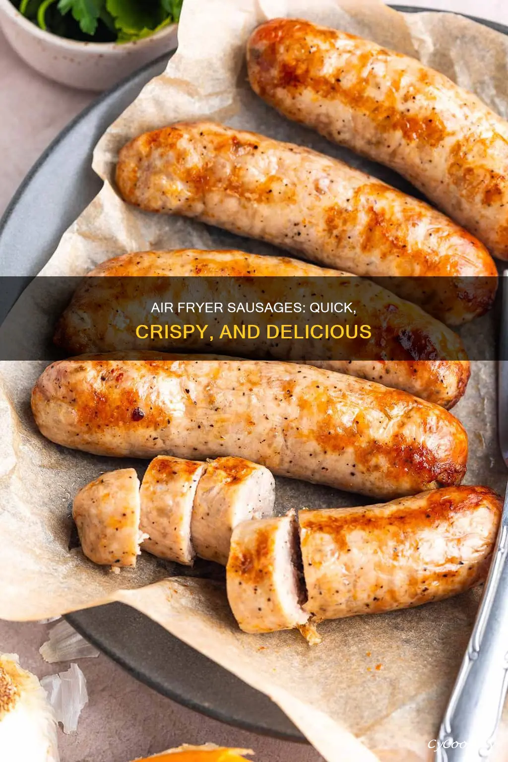 how do you cook sausages in an air fryer oven