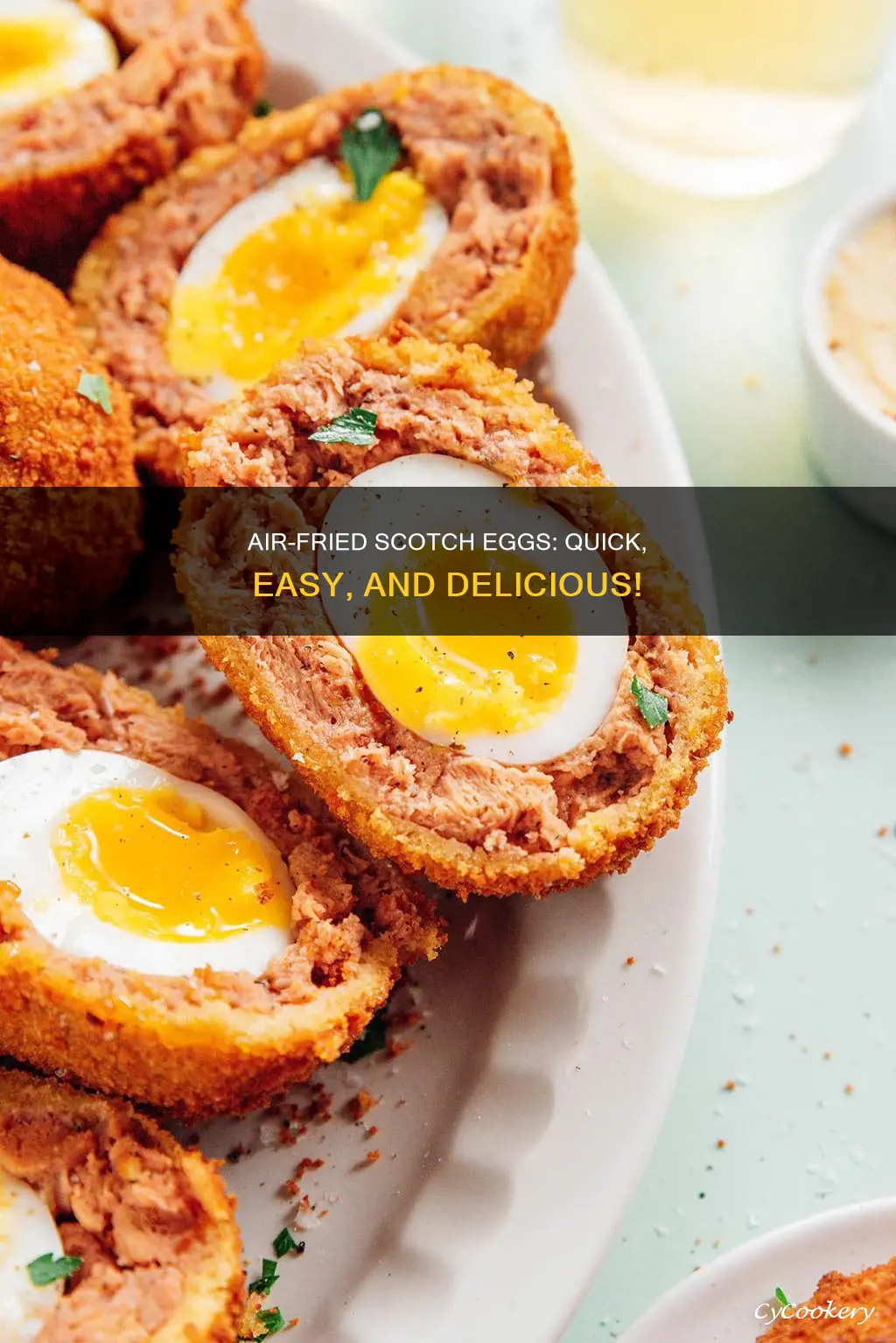 how do you cook scotch eggs in an air fryer