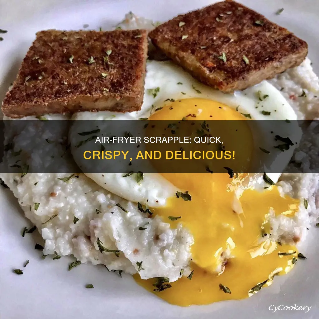 how do you cook scrapple in an air fryer