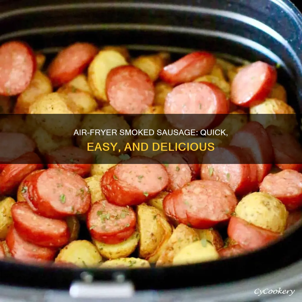 how do you cook smoked sausage in an air fryer