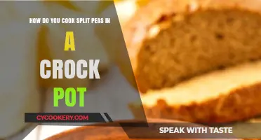 Cooking Split Peas: Crock Pot Magic