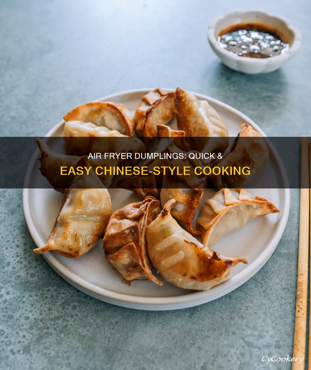 how do you cook stuffed dumpling is a air fryer