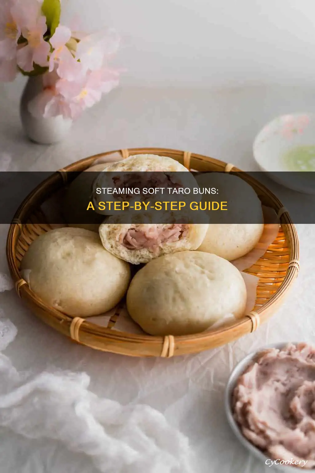 how do you cook taro steamed buns