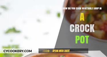 Vegetable Soup: Crock Pot Cooking Guide