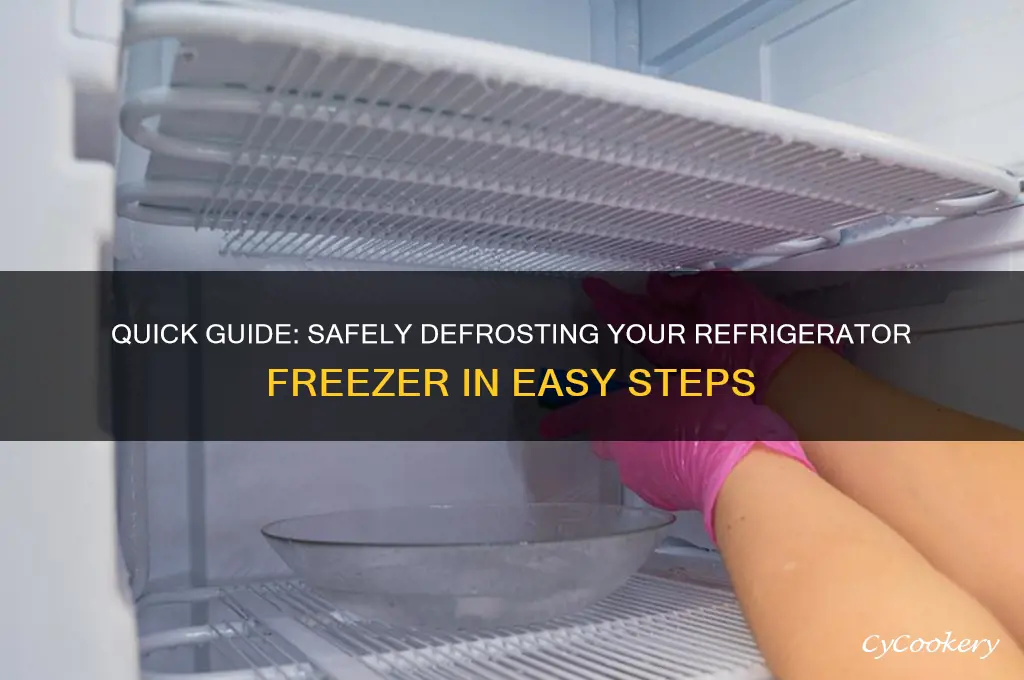 how do you defrost a refrigerator freezer