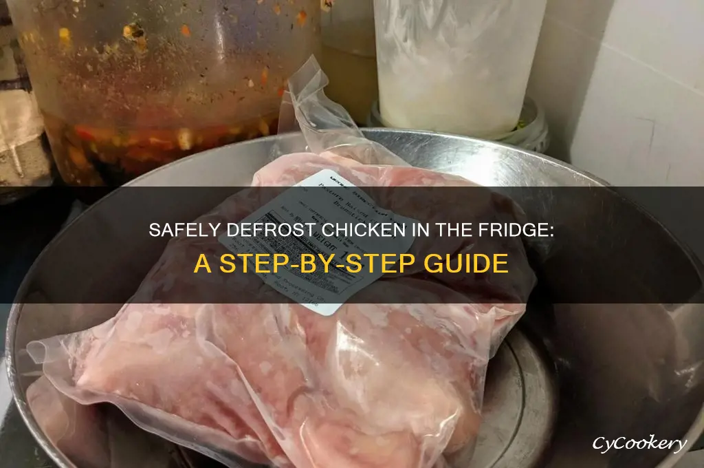 how do you defrost chicken in the refrigerator