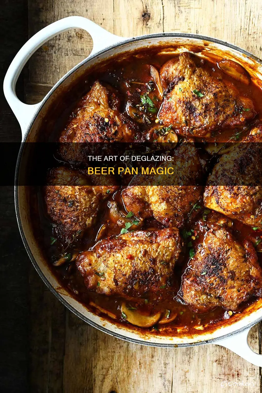 how do you deglaze a pan with beer