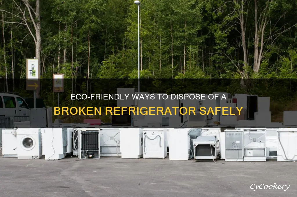 how do you dispose of a broken refrigerator