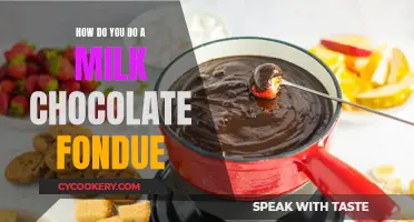 Creating a Milk Chocolate Fondue: A Simple, Sweet Delight