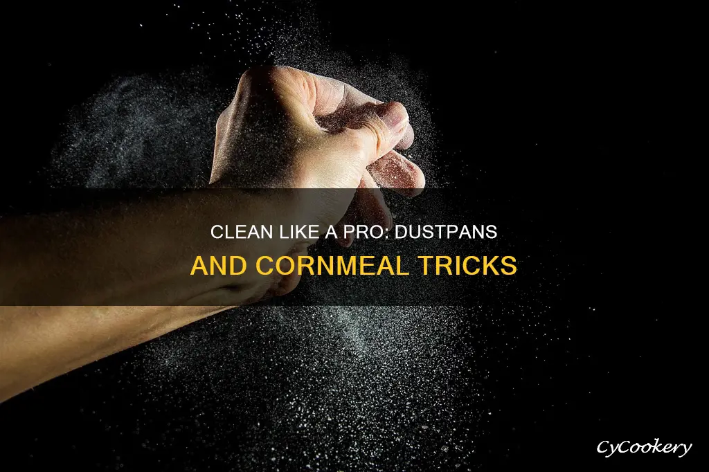 how do you dust pan with cornmeal