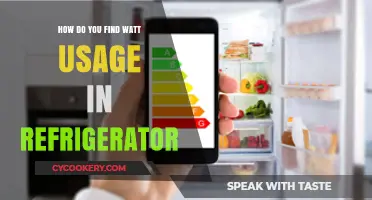How to Calculate and Find Watt Usage in Your Refrigerator