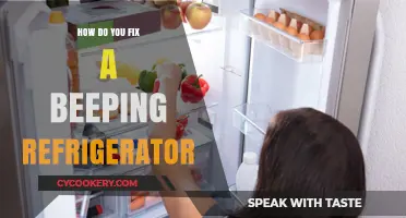 How to Silence a Beeping Refrigerator: Quick and Easy Fixes