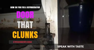 Fixing a Clunking Refrigerator Door: Quick and Easy DIY Solutions