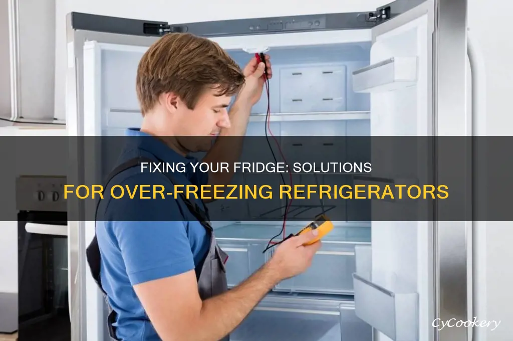 how do you fix a refrigerator that freezes everything