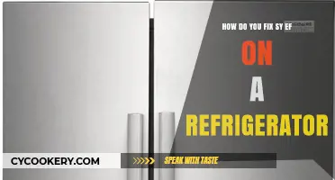 Quick Fixes for SY EF Error on Your Refrigerator